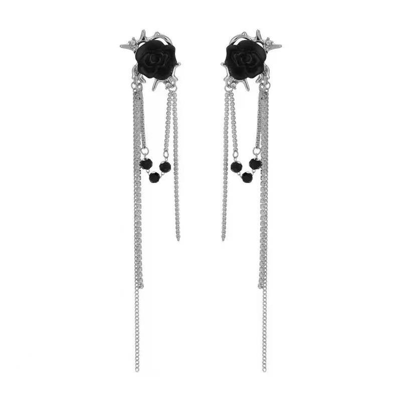 Длинные серьги с кисточками Женские Корейский Дизайн ДунДэмун Универсальные серьги