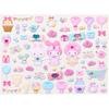 Sanrio Моя Мелоди Игровой Набор Наклеек Бумажная Основа ПВХ Наклейки Игрушка для Детей от 3 лет
