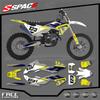 SPACE Motorcycle Fairing Graphics Background Decal for Husqvarna TC FC TE FE TX FX FS 2023 2024 Decals Stickers Kits
