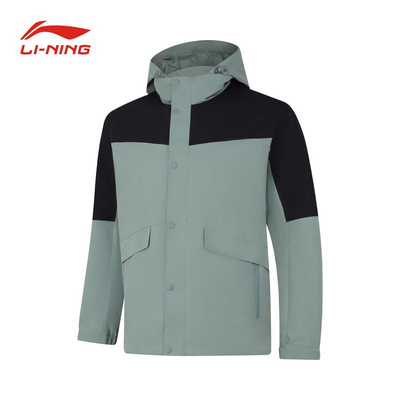 Унисекс водоотталкивающая ветровка с капюшоном Li-Ning