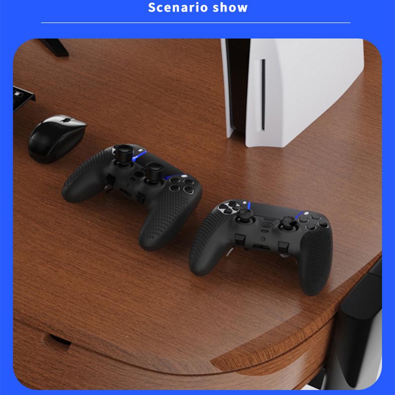 Силиконовый защитный чехол-протектор для игровых аксессуаров PS5, противоударный, с защитой от падений