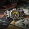 Электронные винтажные мужские кварцевые наручные часы в стиле стимпанк