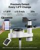 7-in-1 Wi-Fi Weather Station, 177.8 mm TFT Display, Wireless Solar Powered Outdoor Sensor, Rain Gauge, Indoor Outdoor for Weather Forecast, Wind Speed