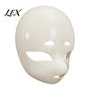 White Unpainted Mask DIY Blank Fox Mask, Furry Head Base Animal Fursuit Costume Accessory for Halloween Masquerade Cosplay Party Handmade