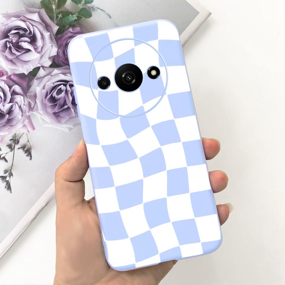 Модный дизайн Чехол для Xiaomi Redmi A3 4G Бабочка Милый Кот Мягкий Силиконовый Задний Чехол для Redmi A3 A 3 6.71" Бампер Чехол для Телефона