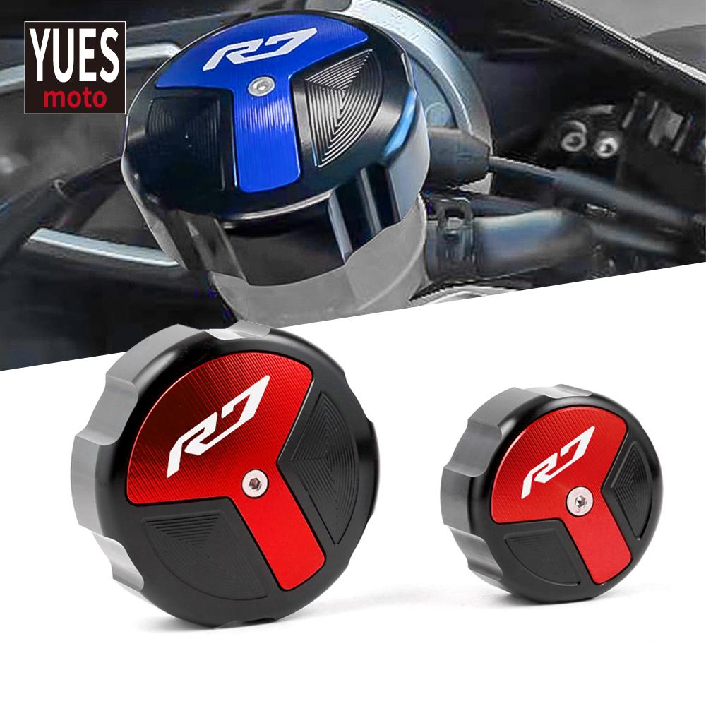 Motorcycle Accessories CNC Brake Fluid Reservoir Cap Cylinder Cover For YAMAHA YZFR7 YZF-R7 YZF R7