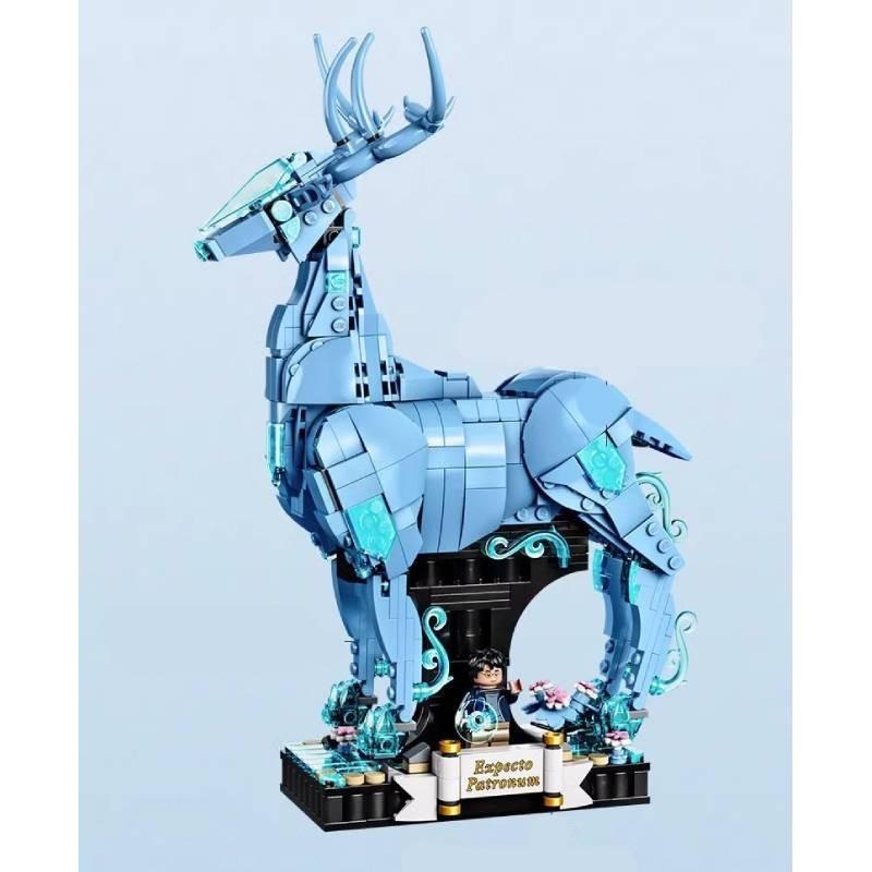 Высококачественный набор модели поезда Хогвартс-экспресс 5129 деталей Деревянные кубики с подсветкой на дистанционном управлении