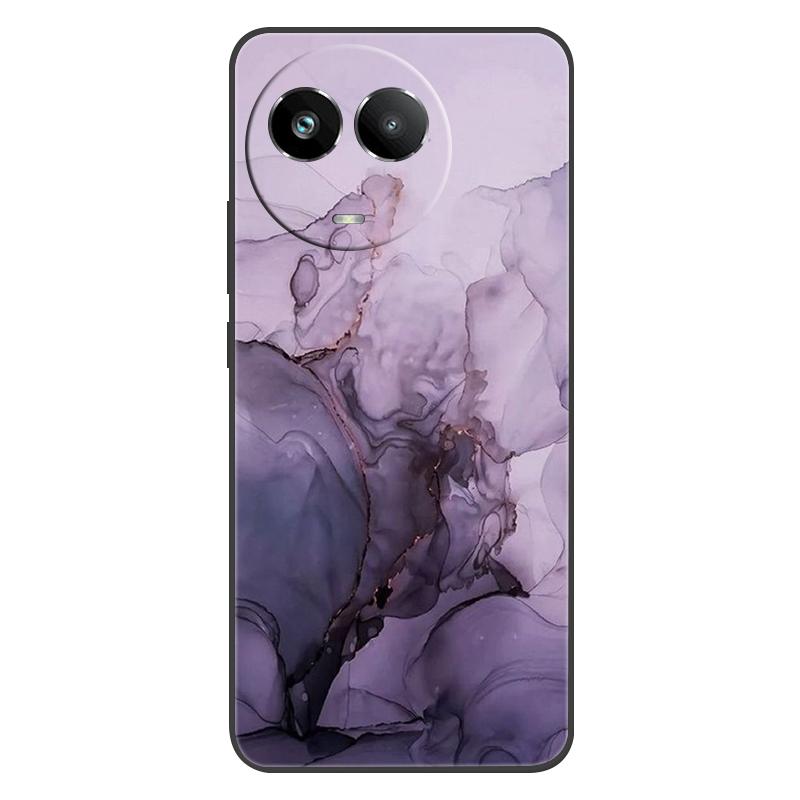 Для Realme 11 11X 5G Чехол Мраморный Мягкий Матовый Силиконовый Задняя Крышка Для Realme C67 5G V50 V50S Narzo 60X Полный Чехол Для Телефона Coque Fundas