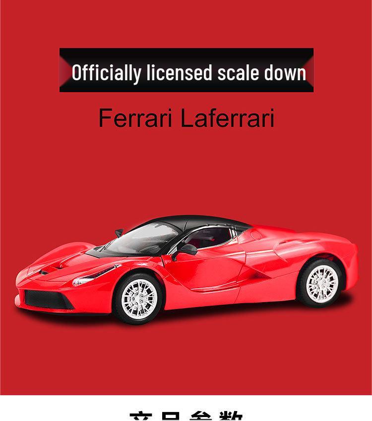 1:14 Машинка Ferrari на радиоуправлении с датчиком гравитации, классными огнями и открытием дверей одной кнопкой для детей.
