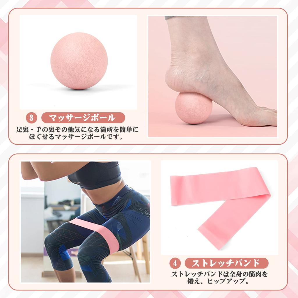 Rondofy Ролик для фасциального релиза 500 кг грузоподъемность Ролик для кинмаку Расслабление мышц Ролик от целлюлита Оборудование для растяжки Набор из 5 предметов Хранение