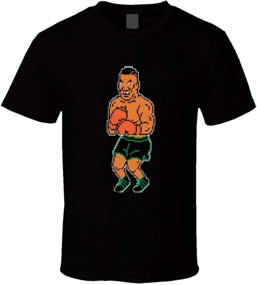 Футболка Mike Tyson's Punch-Out!! Видеоигра Бокс Черная Унисекс Футболка