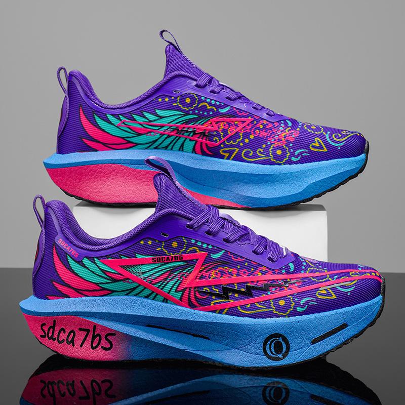 2026 Кроссовки для бега с воздушной подушкой Беговые кроссовки Карбоновая пластина Марафонские Мужские Спортивные Дышащие Легкие Женские Нескользящие Кроссовки