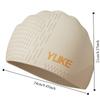 Lightweight Swimming Hat Solid Color Printed Swimming Cap Silicone Swimming Cap  Swim Accessories