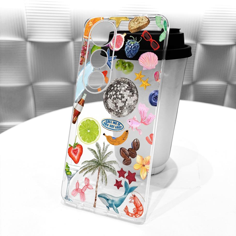 Clear Casing For Vivo V2440 Cover For Vivo V50 Lite 5G Case Cute Cat Fashion Butterfly 2D Painted Soft TPU