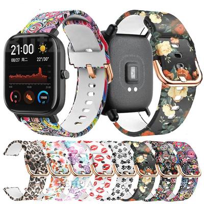 Силиконовый ремешок 20 мм для Huami Amazfit Bip Lite Bip 3, умный ремешок для часов Xiaomi Huami Amazfit GTR GTS 4/3/2, браслет, ремешок для часов