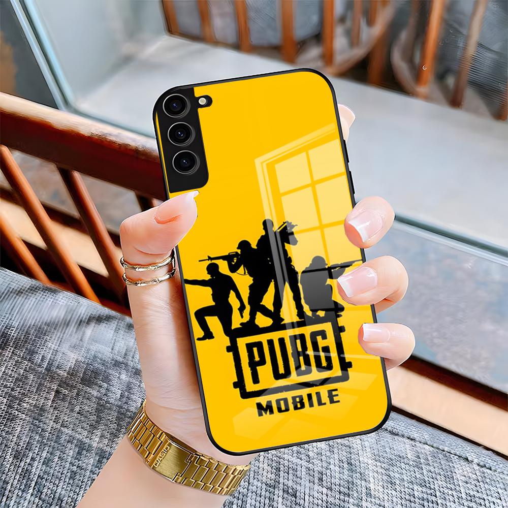 Чехол для телефона PUBG Winner Chicken Dinner для Samsung A25 A13 A33 5G A54 A36 A35 A56 A52 A14 Ударопрочная стеклянная крышка