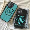 Эстетичный синий чехол-книжка Tiffany для iPhone 16 15 14 13 12 11 Pro Max Plus Кожаная обложка