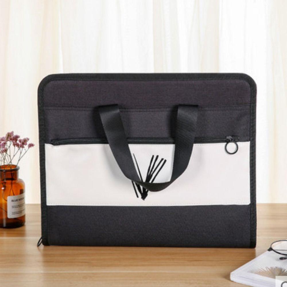 Водонепроницаемая папка для файлов формата А4 с 13 карманами, переносная сумка для хранения документов формата А4 на молнии, органайзер для файлов