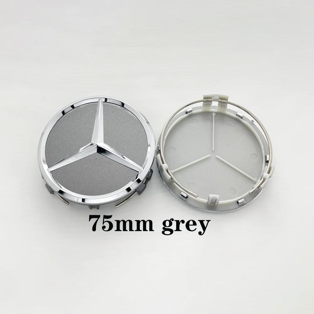 XTRL1 75mm 4PCS car hub center cover protective cover for Mercedes-Benz W211 W203 W204 W204 W210 W124 AMG W202 CLA W212 W212 W220 W205