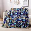 Mystic Eye Art Blanket Soft And Portable Four Season Home Bed Sofa Blanket Office Travel Lunch Break Warm Blanket A3