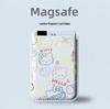 Чехол-кошелек из кожи с рисунком Hello Kitty MAGsafe для телефона Apple
