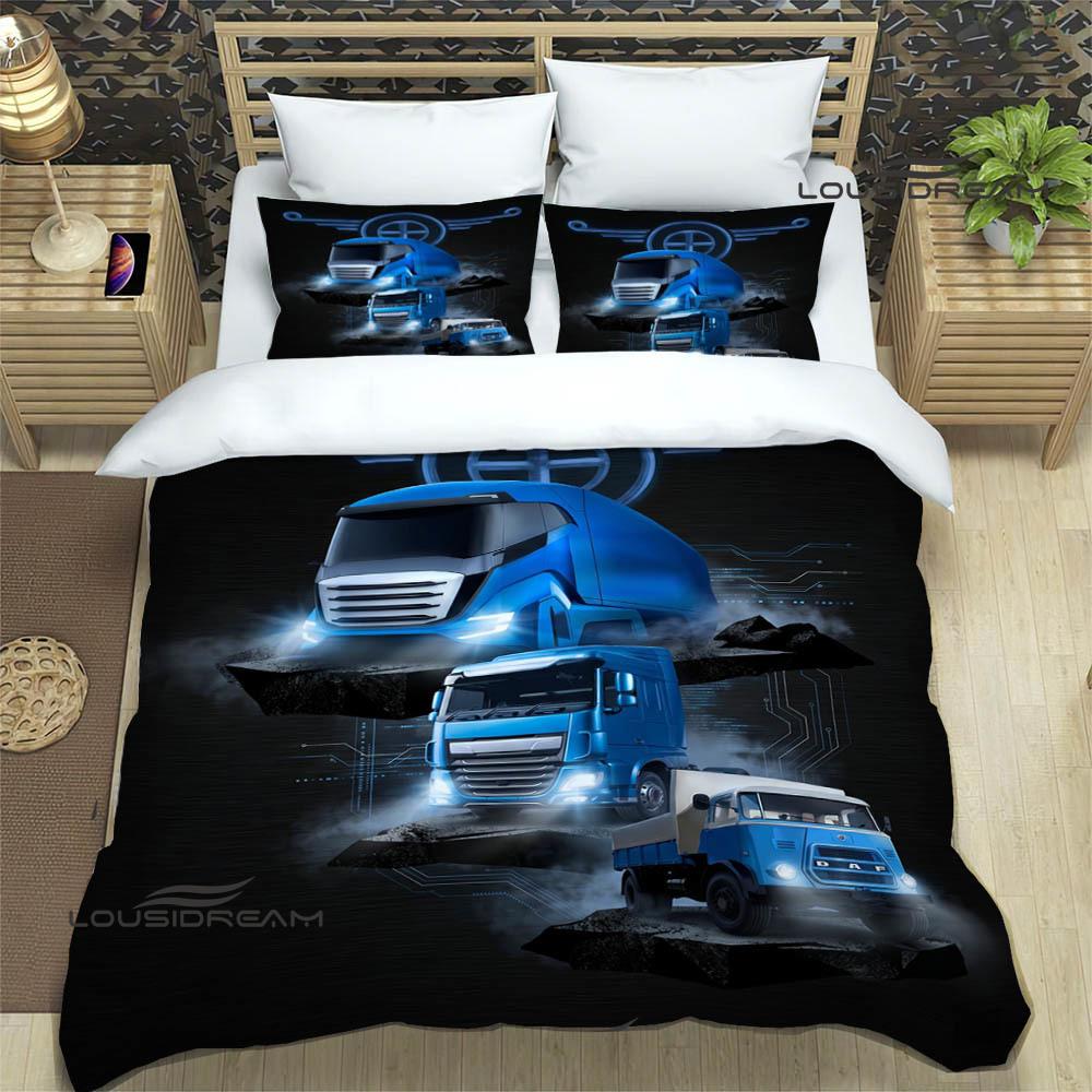 3D D-DAF truck Retro printed Bedding Sets exquisite bed supplies set duvet cover comforter set bedding set luxury birthday gift