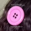 Extra Large Button Y2K Hair Clip Side Clip Harajuku Hair Clip New Side Hair Clip