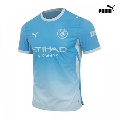 Puma Мужская аутентичная домашняя футболка Manchester City 26 27 с коротким рукавом