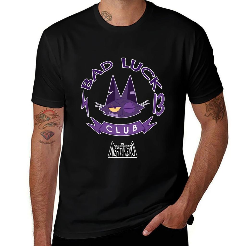 Bad Luck Club Misfit Tshirt T Shirts Cotton 100 Tshirt
