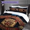 Glory Legacy Three-piece set (1 * duvet cover + 2 * pillowcase, without core) 2D Flat Soft and comfortable Duvet cover and pillowcase Bedding set