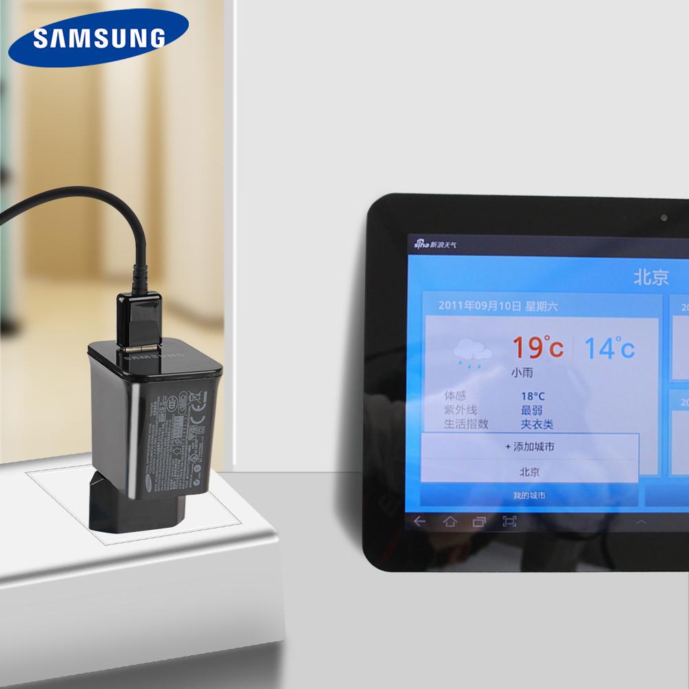 Original Travel Wall Charging Charger For Samsung Galaxy Tab P6200 GALAXY Tab 7.0 Plus Note 10.1 N8010 Tab 2 P5100 P3100