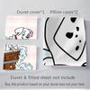 3Pcs Dalmatian Puppies Bath Time Bedding Sets For All Sizes New 3D Printed Bed Cover Comforter Duvet Cover Pillowcase Bedroom Decoration
