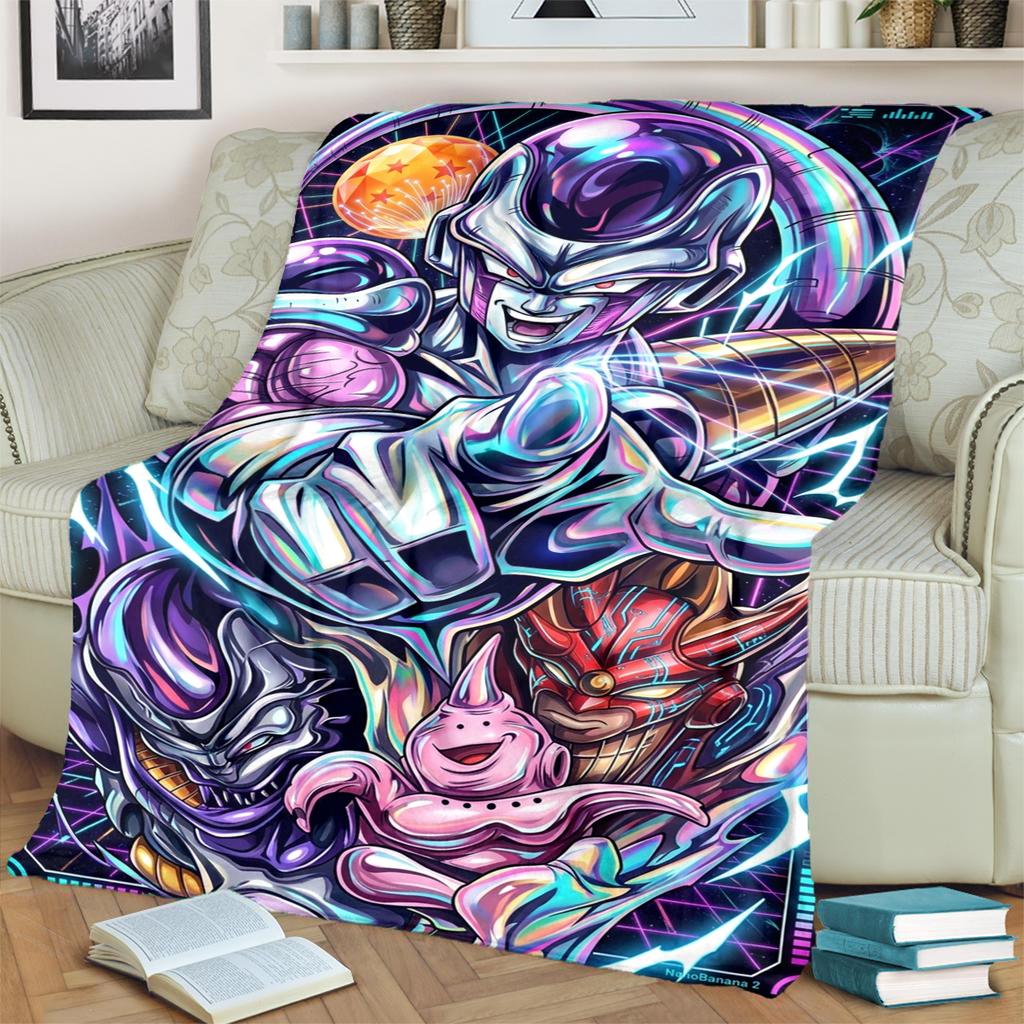 Warm Dragon Ball! Flannel Blanket for Bedrooms, Sofas, Beds, Chairs, Picnics, Travel and Daily Use