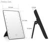 LED Light Makeup Mirror With Light Lamp Portable Touch Screen Cosmetic Mirror Beauty Desktop Vanity Table Stand Mirrors New
