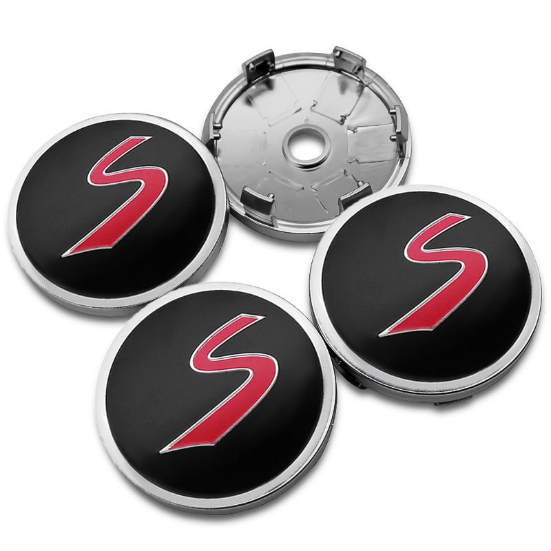 4Pcs/set 56mm 60mm Car Wheel Center Hub Cap Rim Cover Stickers Replace Accessories For Mini Cooper Works One JCW R56 R53 F54 F55
