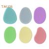 6/12Pcs Silicone Sensory Stone Toy Anxiety Stress Relief Portable Travel Calming Fidget Stone Textured Worry Stone Toy Kids Teens Adults Gift