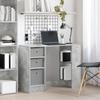 Desk Concrete Grey 100 x 40 x 75 cm Particleboard