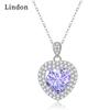 Женское ожерелье Lindon, кулон из медного сплава, циркон, модный подарок