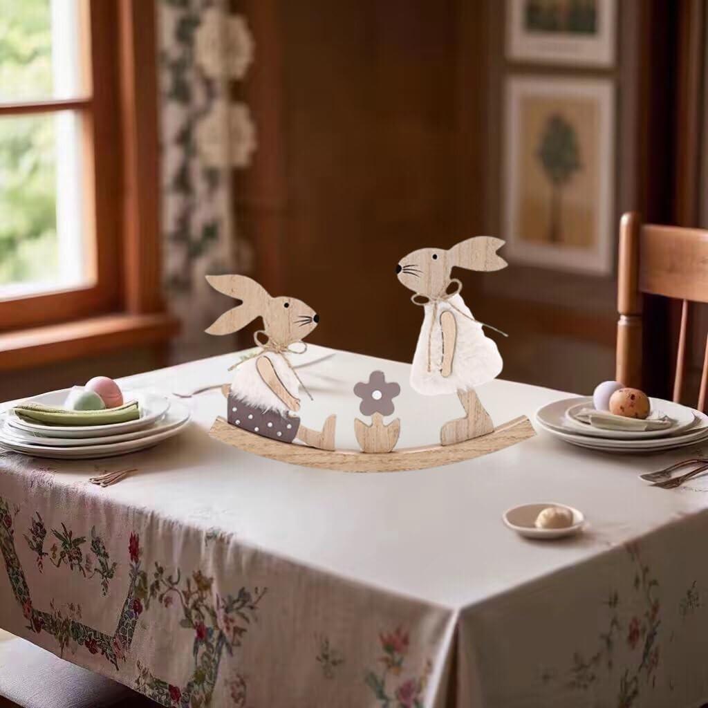 Пасхальное украшение для дома Расписные качели