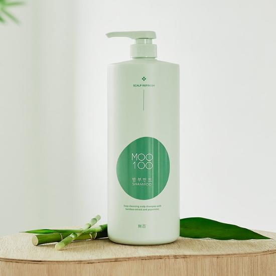 Choose 1 of 2  MOO100 Bamboo Mint Shampoos (500ml / 1500ml)