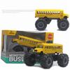 1/43 School Bus Monster Trucks Die Cast Toys Cars Models Metal Pull Back Play Vehicles for Kids Age 3 4 5 6 Year Old Boys Girls Toddlers Children