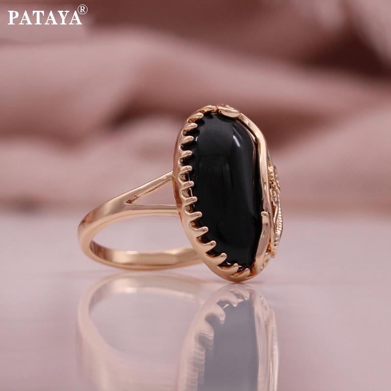 PATAYA Искусственный циркон, серьги, кольцо, комбинированный набор, техника «ущипнутый цветок с отверстиями»