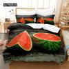 Комплект постельного белья Summer Fruit Queen, комплект постельного белья с цифровой печатью, комплект постельного белья King Size, комплект постельного белья