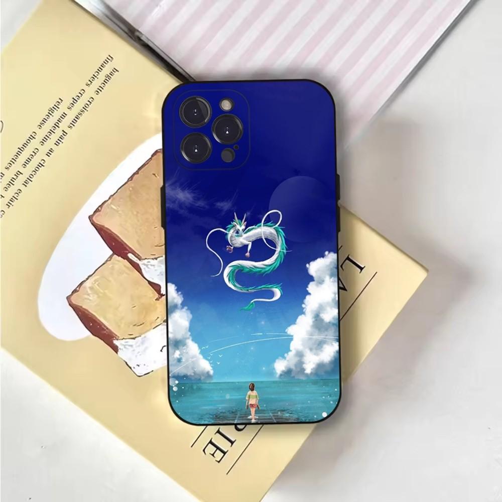 Чехол для телефона S-Spirited D-Dragon A- Away для iPhone 16,15,14,13,12,11,Pro,X,XS,Max,XR,Plus,Mini Мягкий черный чехол
