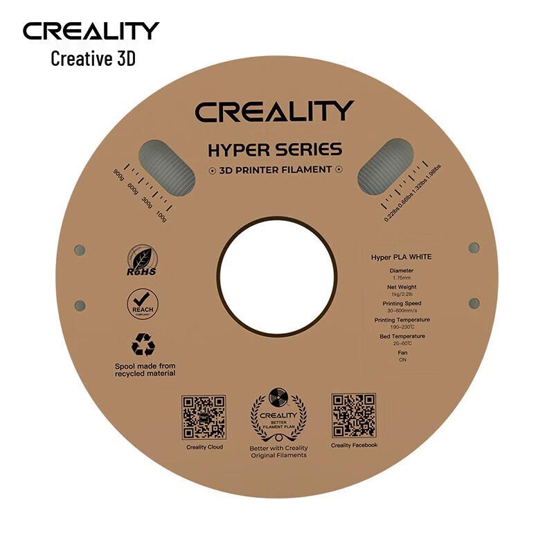 PLA-филамент для 3D-принтера Creality Hyper Series, штекер CN (адаптер в комплекте)