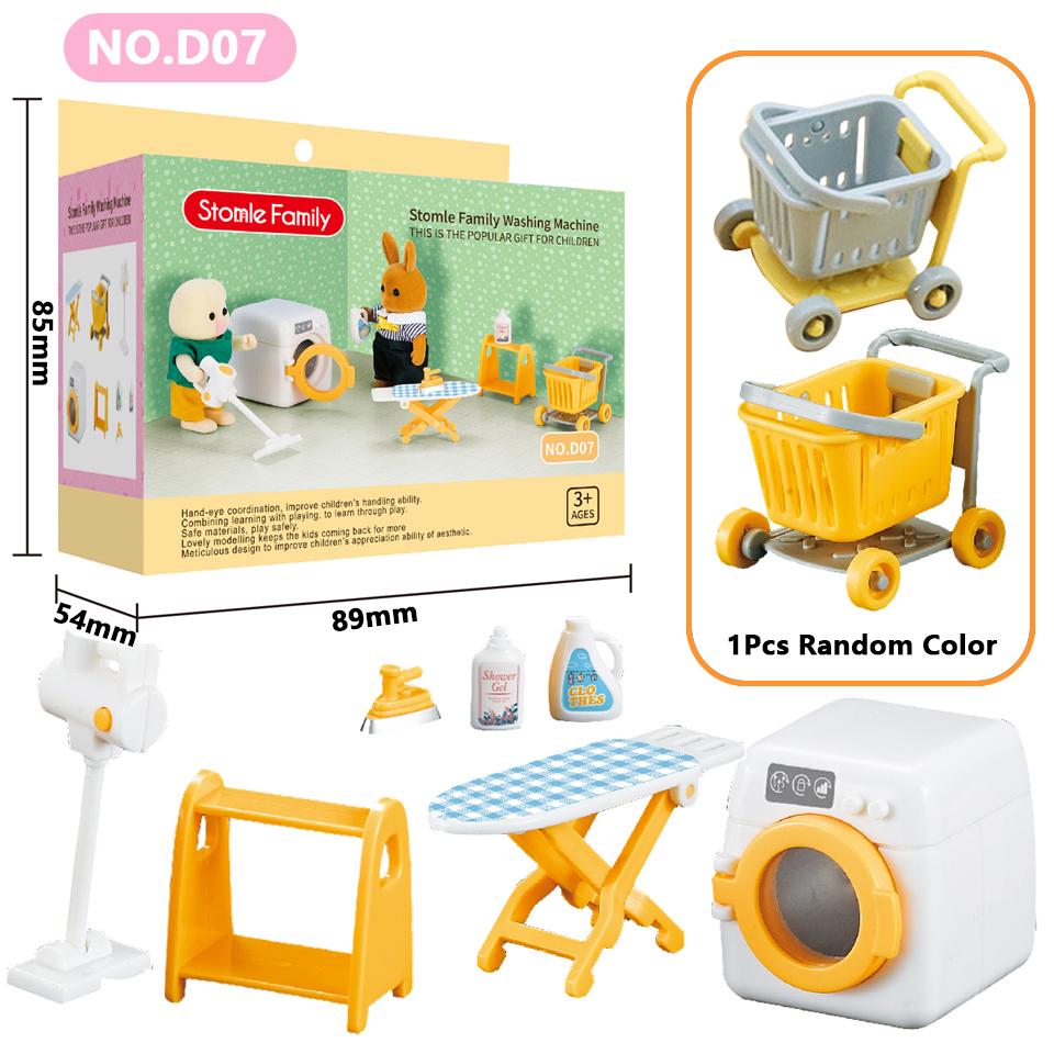 Лесная семья 1/12 масштаб автобус мебель миниатюры для кукольного домика аксессуары стулья кухня игрушечный игровой домик рождественский подарок для девочки