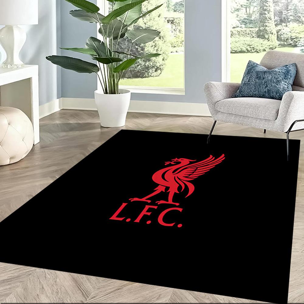 Liverpool Football Club Area Rug Perfect For Game Room Balcony Bedrooms Dining Room Antislip Rug Anime Office Decor Perfect Gift For Womenmen
