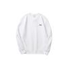 Li Ning Badminton Series Solid Color Logo Pullover Sweatshirt Men Sweatshirt White AWDTD81-2