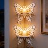 Floating Wall Mounted Shelf Hollow Out Wall Hanging Decor Butterfly Wall Corner Shelf  Room Decor