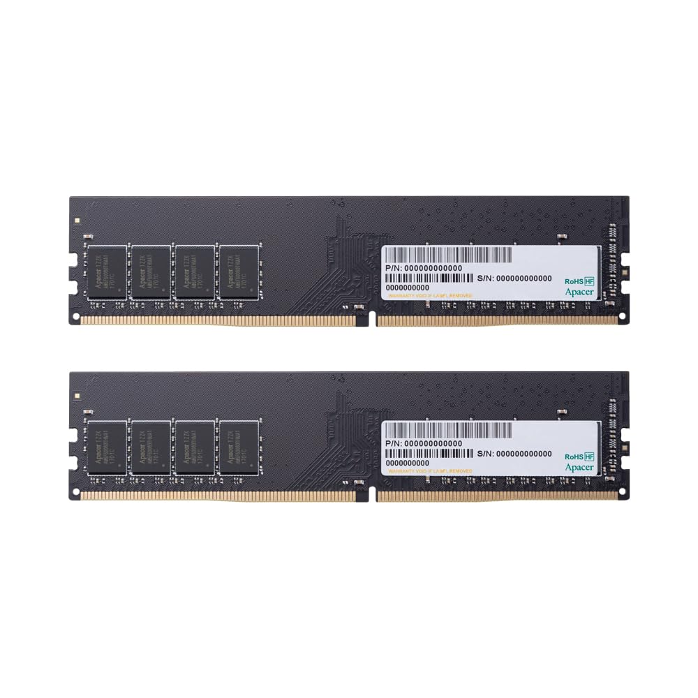 Apacer Desktop PC Memory 288PIN 32GB Kit x 16GB DDR4-3200 PC4-25600 (2 modules) EL.32GA1.GSRK2
